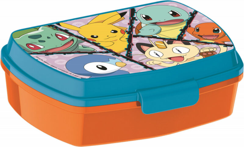 Pokémon Battle Παιδικό Φαγητοδοχείο 16×12×5 cm Χωρίς BPA 5897644