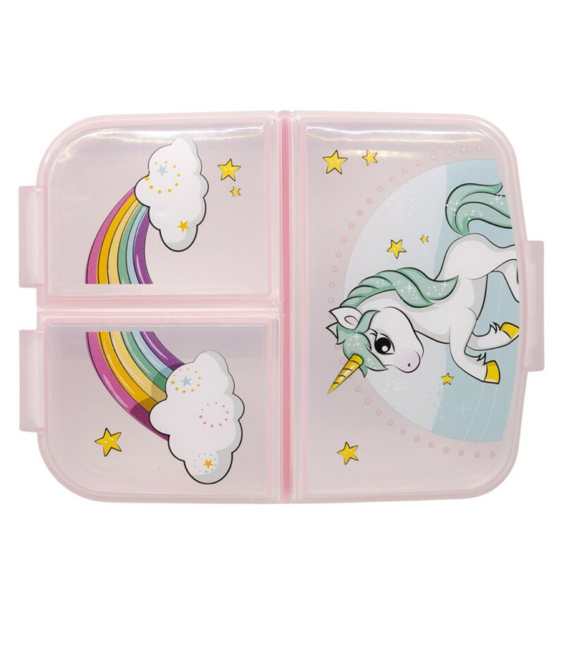 Unicorn Range Παιδικό Φαγητοδοχείο Πολλαπλών Θέσεων 18×14×6 cm Χωρίς BPA 5897662