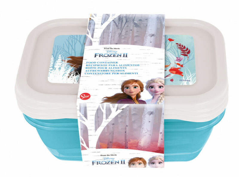 Disney Frozen Blue Forest Παιδικό Φαγητοδοχείο 15×10×7 cm 540 ml Χωρίς BPA 5897556