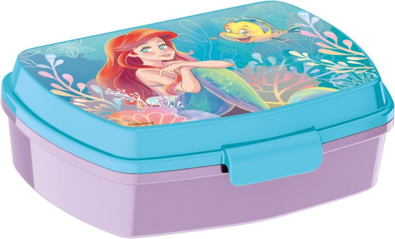 Disney Princess Ariel Παιδικό Φαγητοδοχείο 16×12×5 cm Χωρίς BPA 5897553