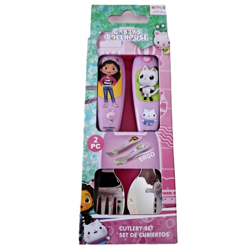 Gabby’s Dollhouse Wonderland Σετ Παιδικών Μαχαιροπίρουνων 2 Τεμαχίων 5895556