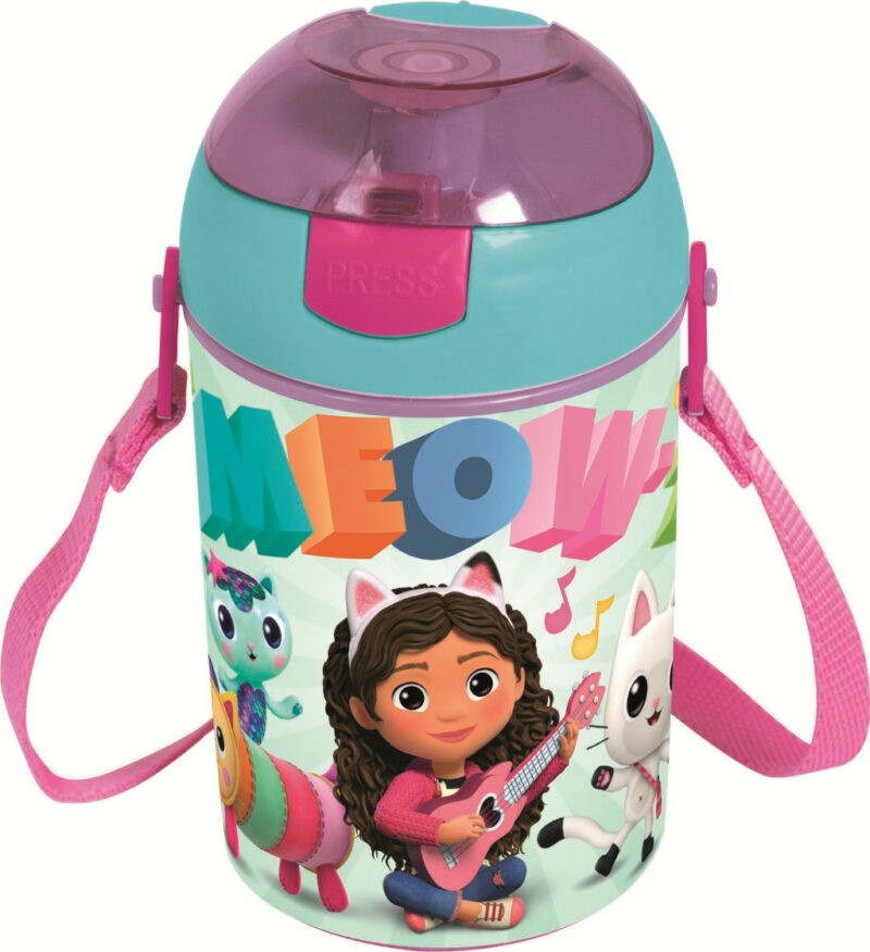 Gabby’s Dollhouse Wonderland Πλαστικό Παγούρι 450 ml 5898798