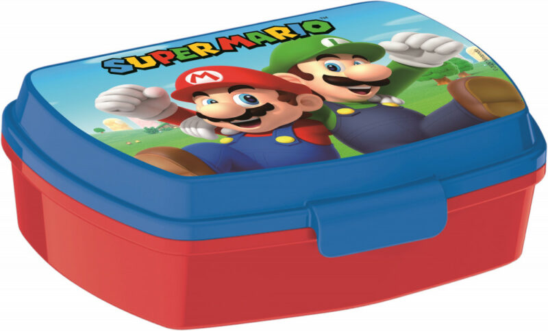 Super Mario Luigi Παιδικό Φαγητοδοχείο 16×12×5 cm Χωρίς BPA 5897655