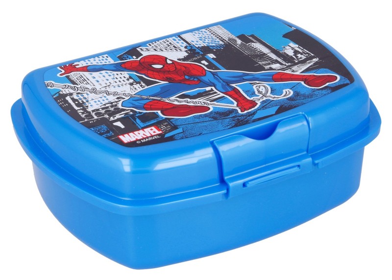 Spiderman Urban Παιδικό Φαγητοδοχείο 16×12×5 cm Χωρίς BPA 5873224