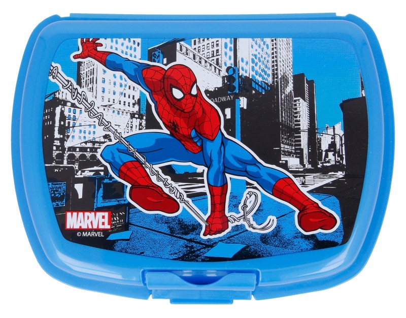 Spiderman Urban Παιδικό Φαγητοδοχείο 16×12×5 cm Χωρίς BPA 5873225