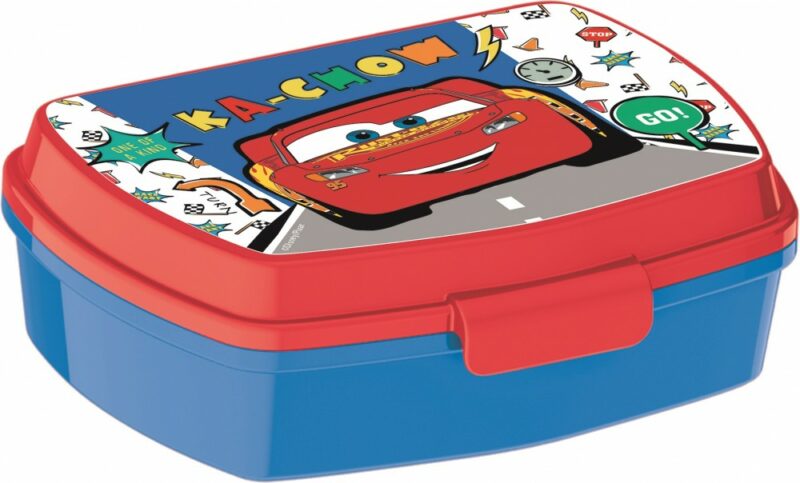 Disney Cars Lets Race Παιδικό Φαγητοδοχείο 16×12×5 cm Χωρίς BPA 5897593