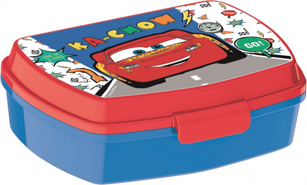 Disney Cars Lets Race Παιδικό Φαγητοδοχείο 16×12×5 cm Χωρίς BPA
