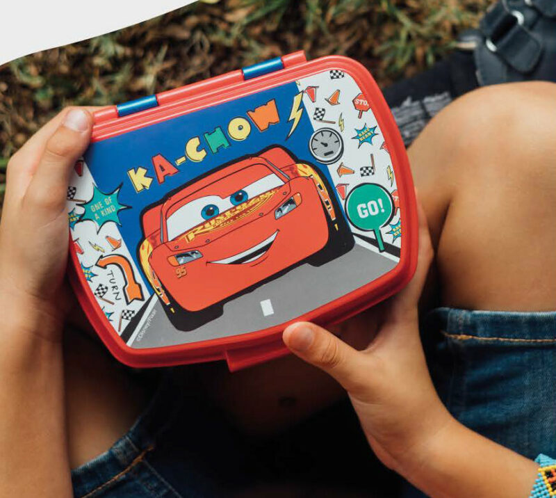 Disney Cars Lets Race Παιδικό Φαγητοδοχείο 16×12×5 cm Χωρίς BPA 5897594