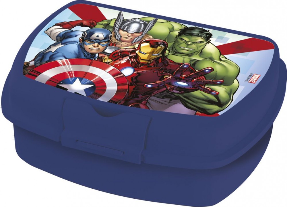 Avengers Urban Παιδικό Φαγητοδοχείο 16×12×5 cm Χωρίς BPA