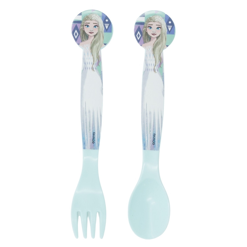 Disney Frozen Ice Magic Σετ Παιδικών Μαχαιροπίρουνων 2 Τεμαχίων 5872208