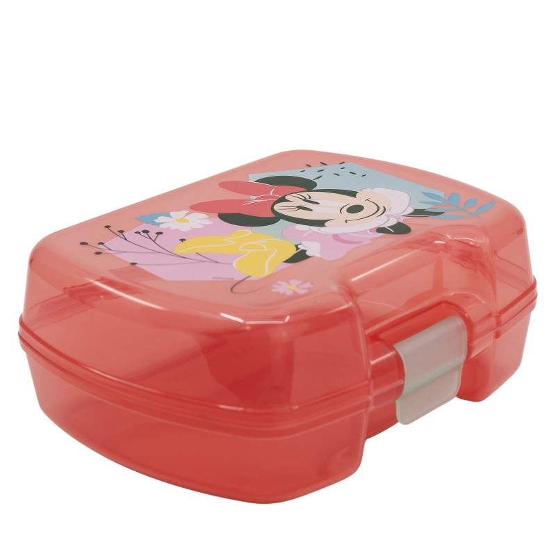 Disney Minnie Being More Premium Παιδικό Φαγητοδοχείο 18×14×7 cm Χωρίς BPA 5873189