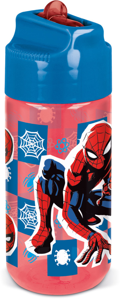 Spiderman Midnight Flyer Πλαστικό Παγούρι με Καλαμάκι 430 ml 5898870