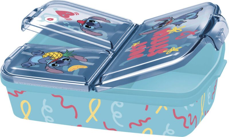 Disney Lilo & Stitch Just Παιδικό Φαγητοδοχείο Πολλαπλών Θέσεων 18×14×6 cm Χωρίς BPA 5897564