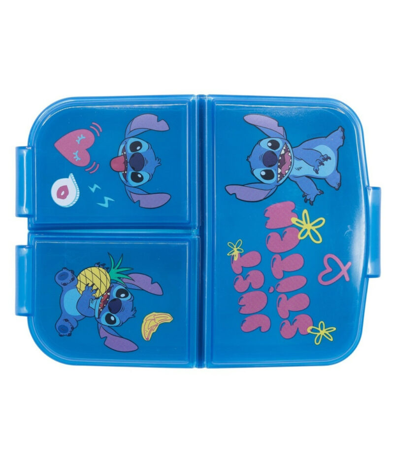 Disney Lilo & Stitch Just Παιδικό Φαγητοδοχείο Πολλαπλών Θέσεων 18×14×6 cm Χωρίς BPA 5897565