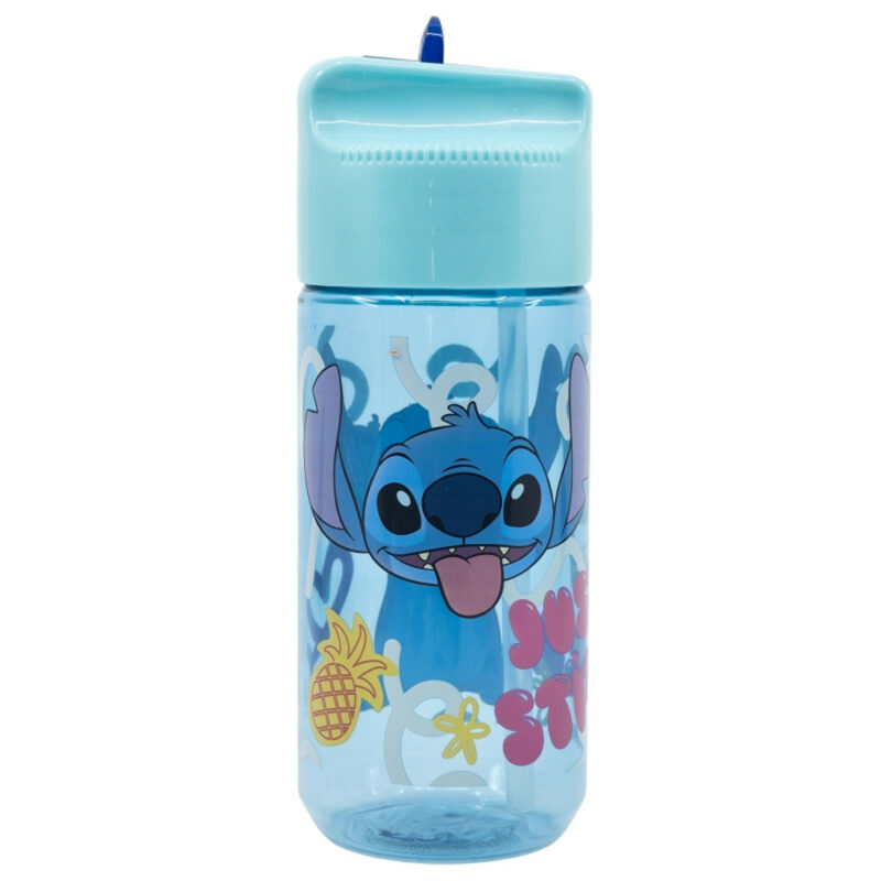 Disney Lilo & Stitch Palms Πλαστικό Παγούρι με Καλαμάκι 430 ml 5898714
