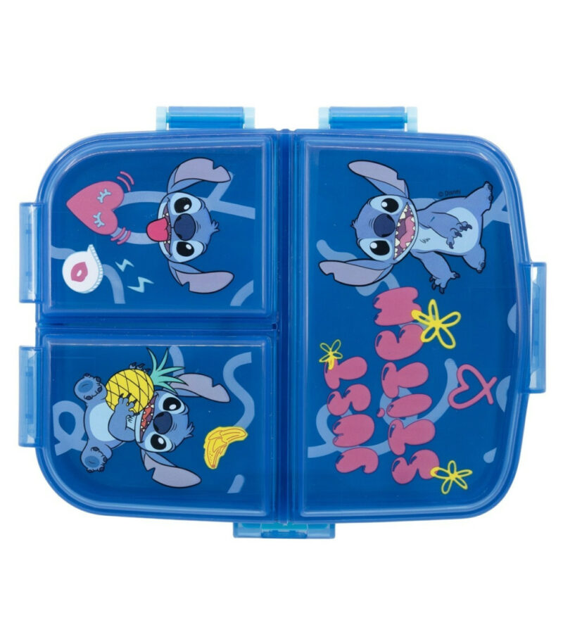 Disney Lilo & Stitch Just Παιδικό Φαγητοδοχείο Πολλαπλών Θέσεων 18×14×8 cm Χωρίς BPA 5897577