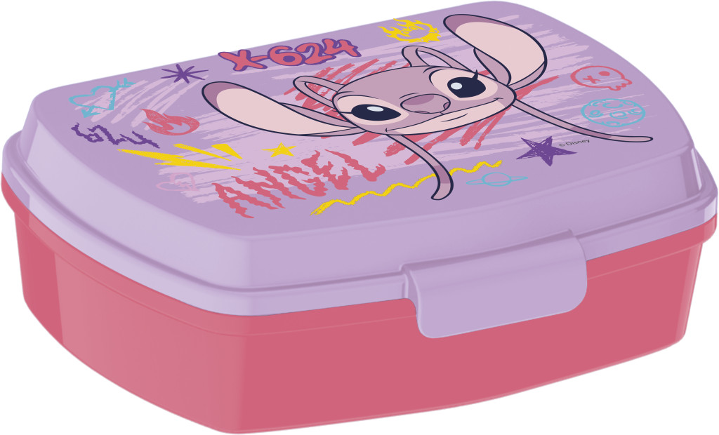 Disney Lilo & Stitch Angel Παιδικό Φαγητοδοχείο 17×14×6