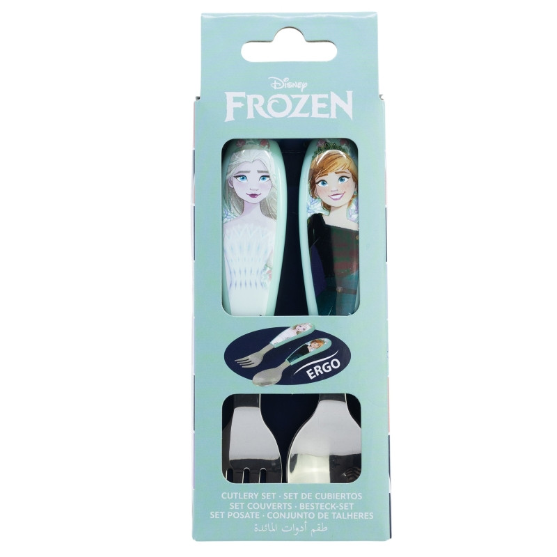 Disney Frozen Snowy Tale Σετ Παιδικών Μαχαιροπίρουνων 2 Τεμαχίων 5895529
