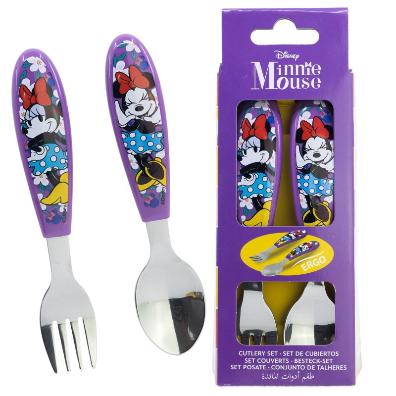 Disney Minnie Sunshine Σετ Παιδικών Μαχαιροπίρουνων 2 Τεμαχίων 5895550
