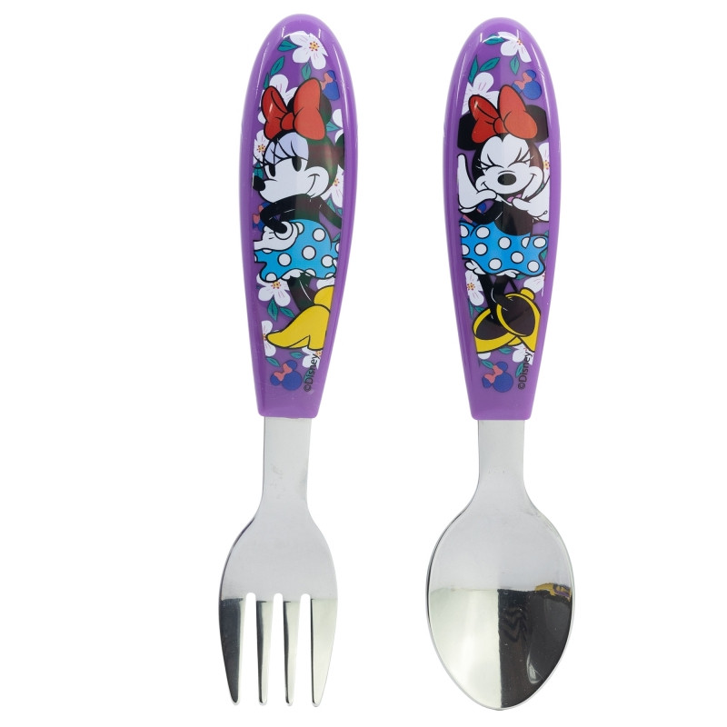 Disney Minnie Sunshine Σετ Παιδικών Μαχαιροπίρουνων 2 Τεμαχίων 5895551