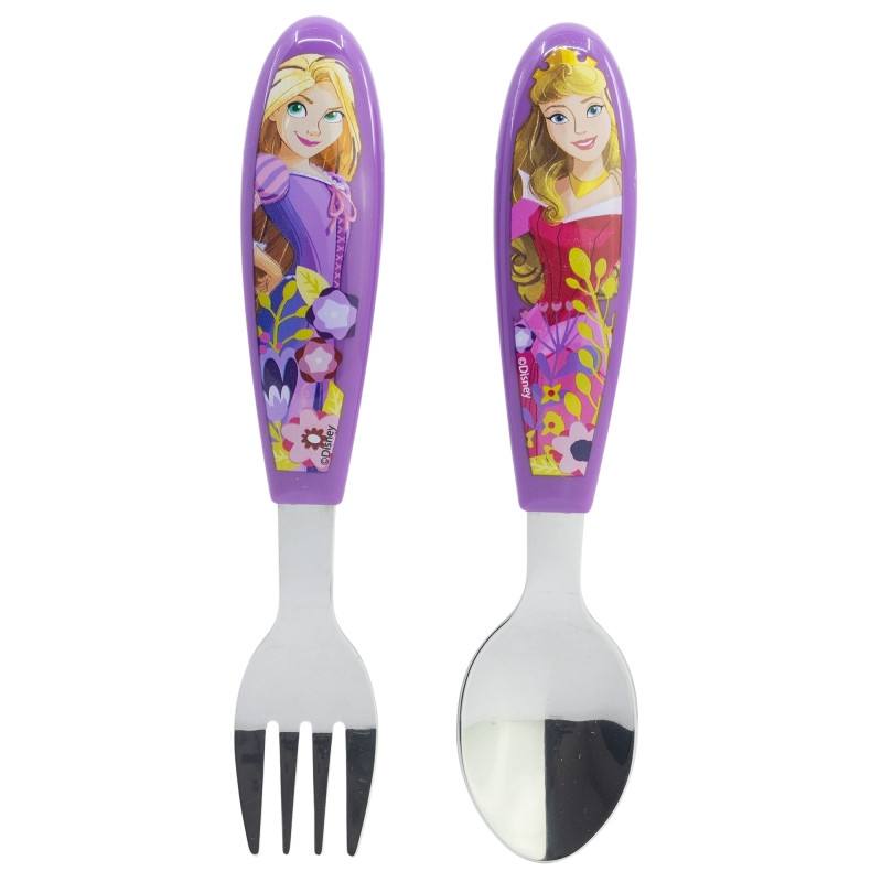 Disney Princess Courageous Heart Σετ Παιδικών Μαχαιροπίρουνων 2 Τεμαχίων 5895524