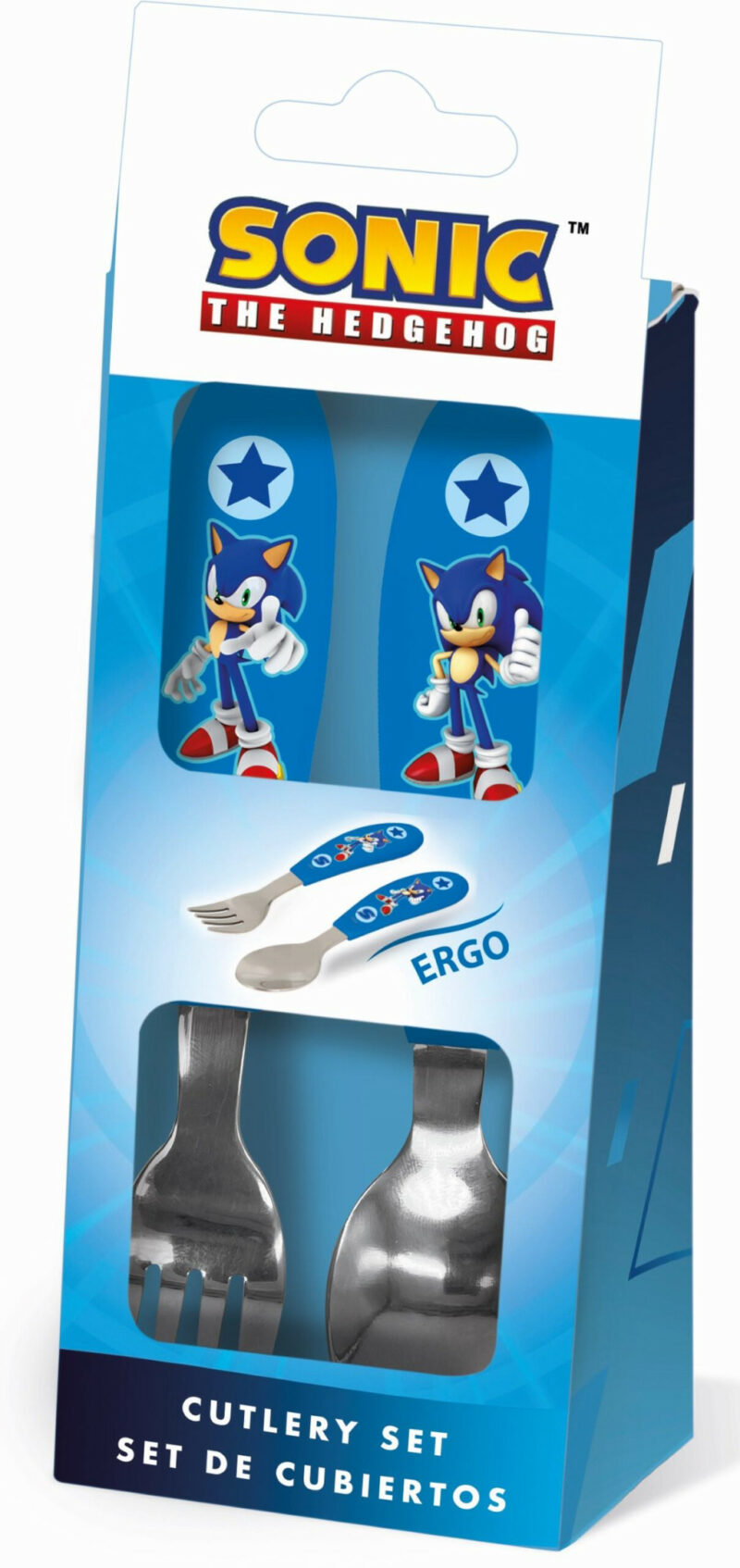 Sonic the Hedgehog Speed Σετ Παιδικών Μαχαιροπίρουνων 2 Τεμαχίων 5895603