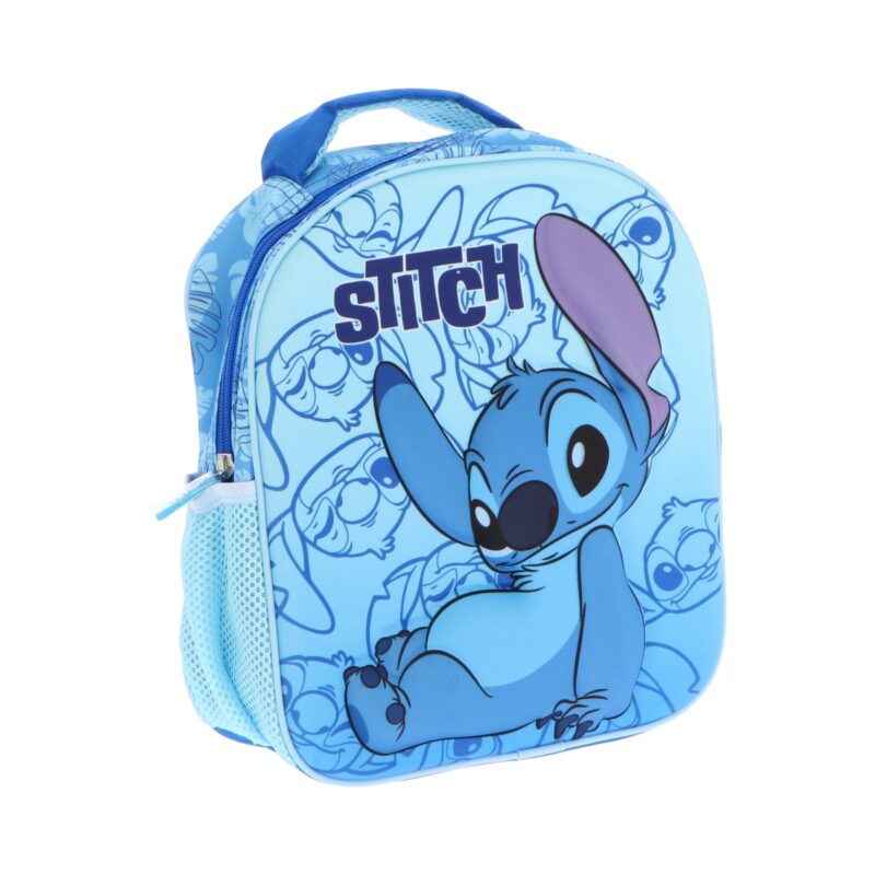 Disney Lilo & Stitch 3D Παιδικό Σακίδιο Πλάτης Μπλε 26 x 10 x 30 εκ 6004041