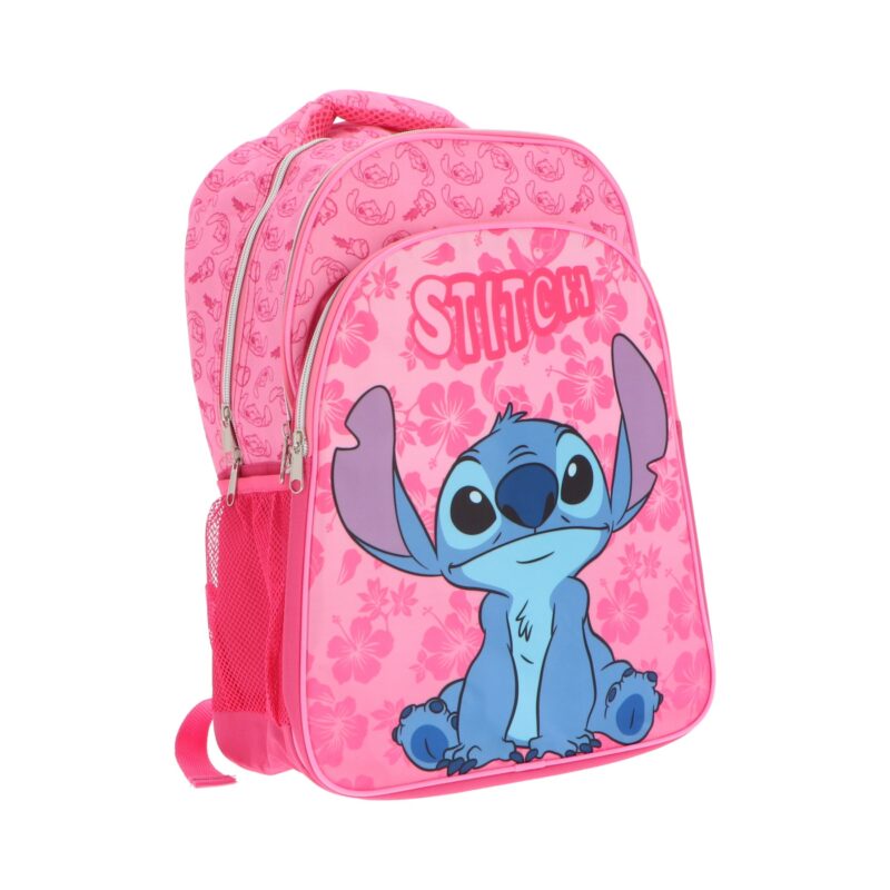 Disney Lilo & Stitch Παιδικό Σακίδιο Πλάτης Ροζ 32×42 cm 5901615