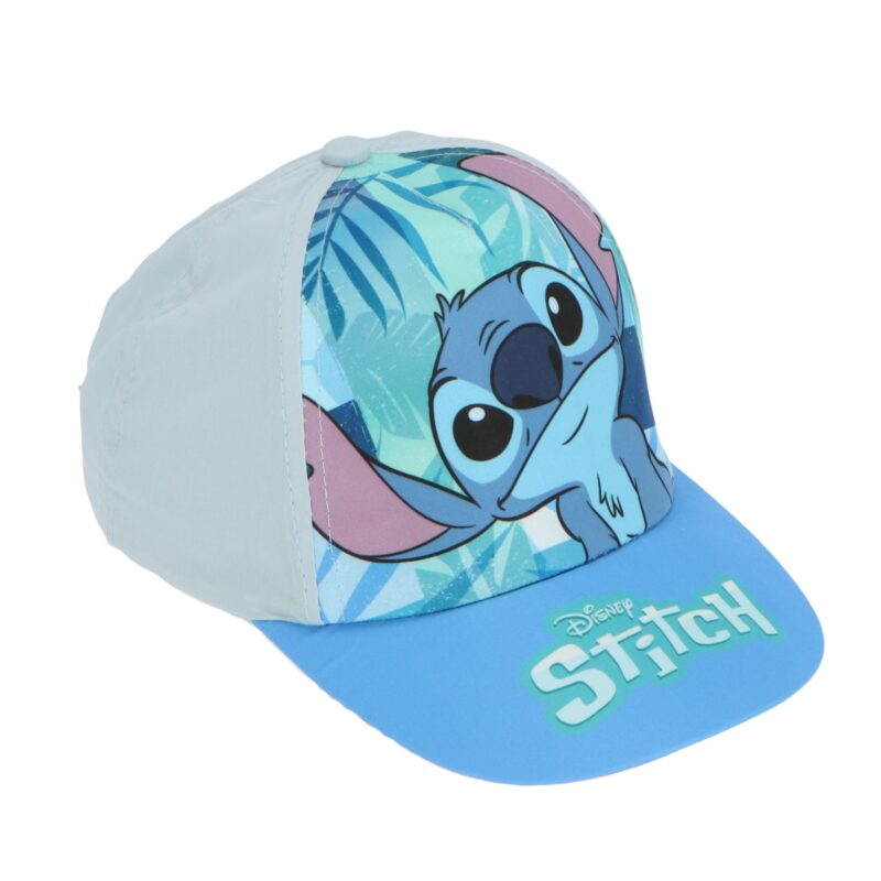 Disney Lilo and Stitch Παιδικό Καπέλο με Γυαλιά Ηλίου Μπλε Βαμβακερό 53 cm 5901798