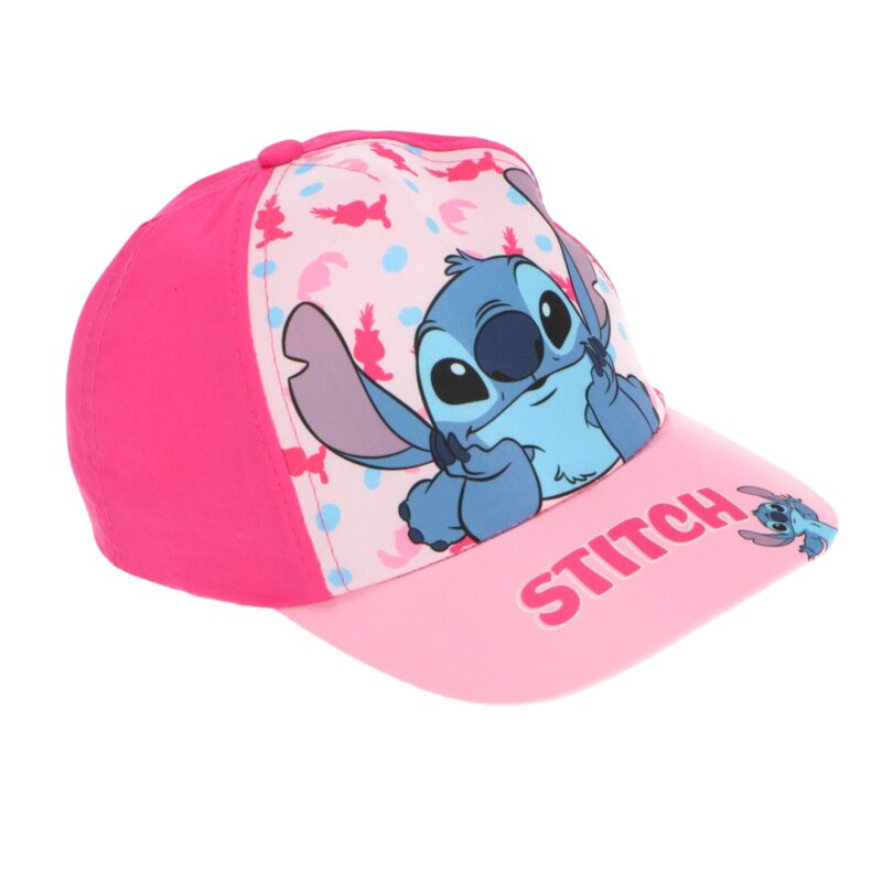 Disney Lilo and Stitch Παιδικό Καπέλο με Γυαλιά Ηλίου Ροζ Βαμβακερό 54 cm 5901801