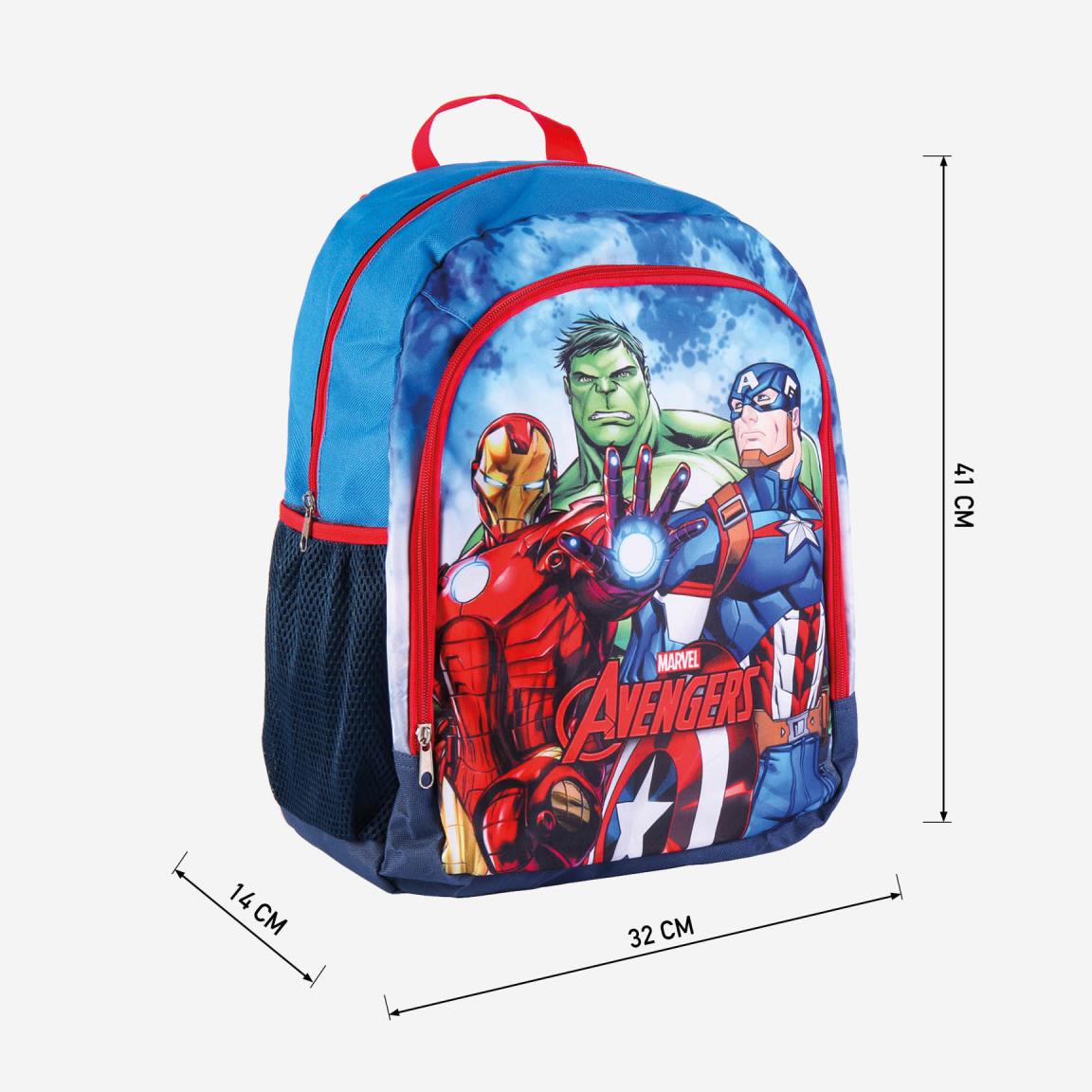 Avengers Παιδικό Σακίδιο Πλάτης Μπλε 32x14x41 cm