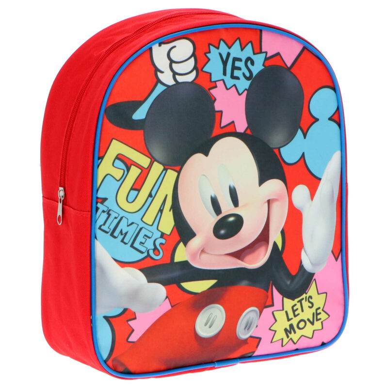 Disney Mickey Mouse Παιδικό Σακίδιο Πλάτης Κόκκινο 26 x 10 x 30 εκ 5901913