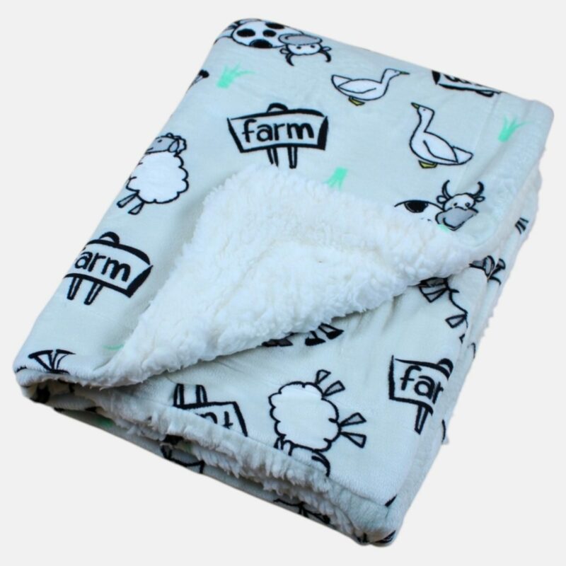 Tom & Kids Βρεφική Κουβέρτα Fleece με Ζωάκια για Αγόρι 6068870