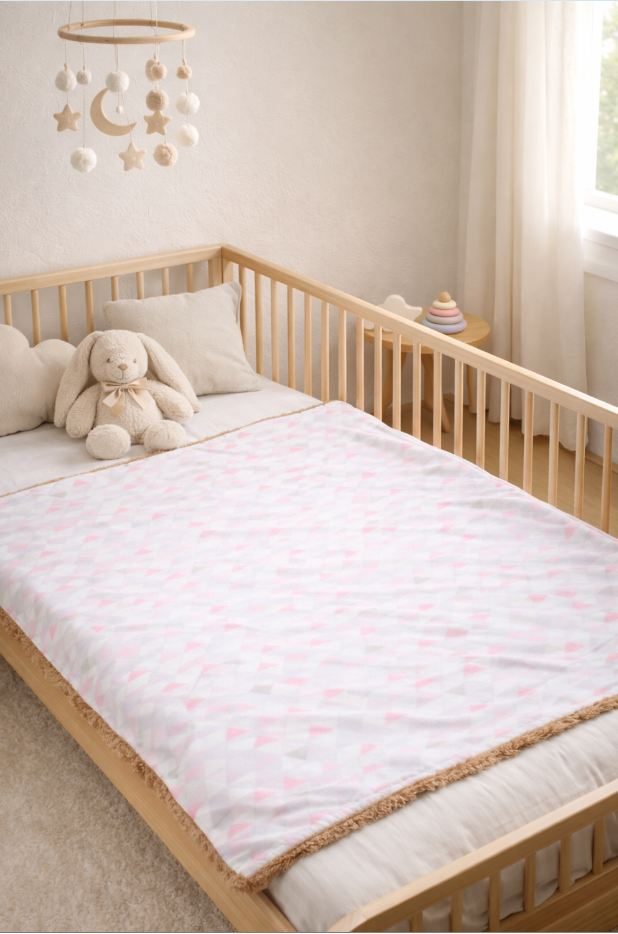 Tom & Kids Βρεφική Κουβέρτα Fleece με Παιδικά Σχέδια για Κορίτσι 6068873
