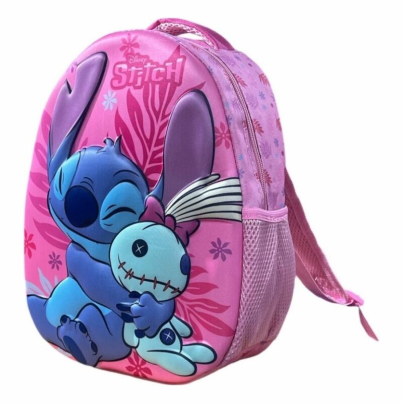 Disney Lilo & Stitch 3D Αυγοειδές Παιδικό Σακίδιο Πλάτης Ροζ – 26 x 10 x 35 εκ. 5904908
