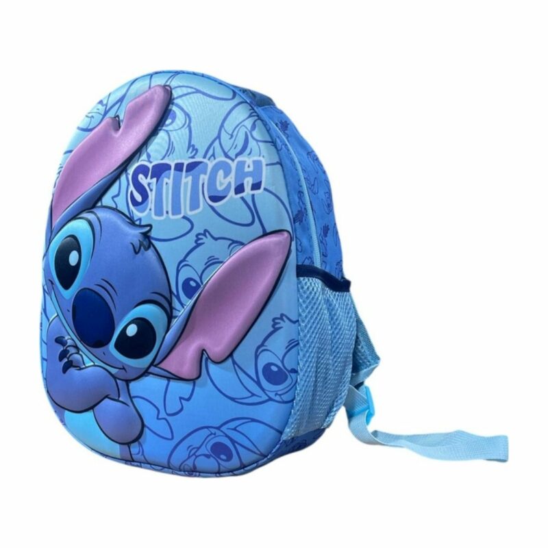 Disney Lilo & Stitch 3D Αυγοειδές Παιδικό Σακίδιο Πλάτης Μπλε – 26 x 10 x 35 εκ. 5904911