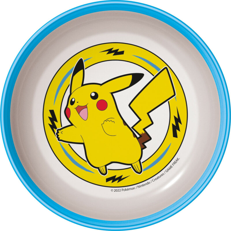 Pokémon Original Team αντιολισθητικό Παιδικό πλαστικό βαθύ πιάτο για μικροκύματα 5896330