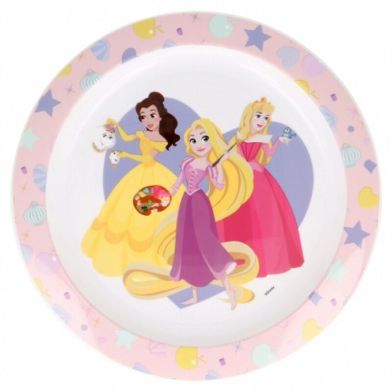 Disney Princess True Πλαστικό ρηχό πιάτο για φούρνο μικροκυμάτων 22 cm 5891693