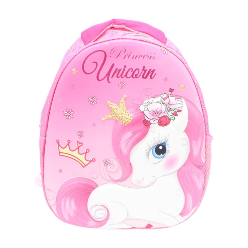 Unicorn 3D Αυγοειδές Παιδικό Σακίδιο Πλάτης Ροζ – 26 x 10 x 35 εκ. 5904919