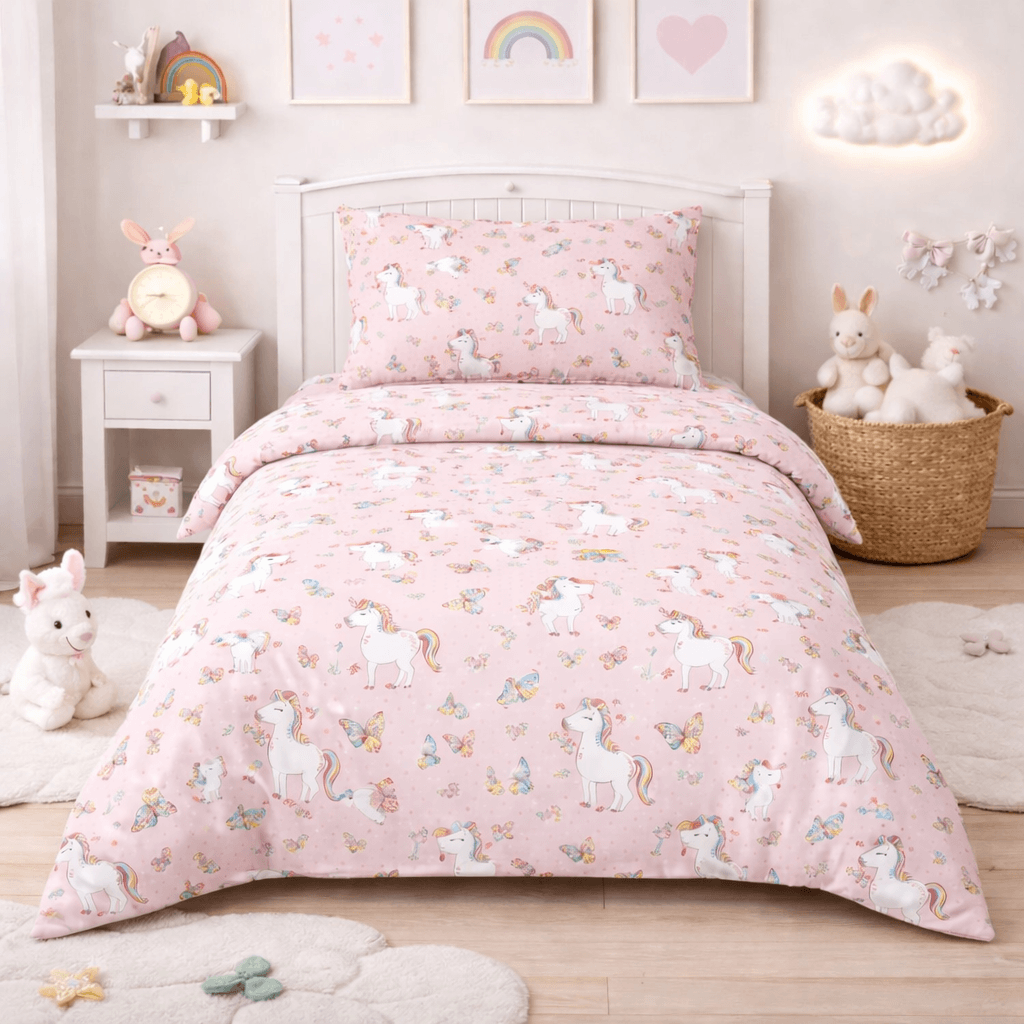 Παιδικά Σετ Σεντόνια Μονά Fairy Unicorn - Astron Italy