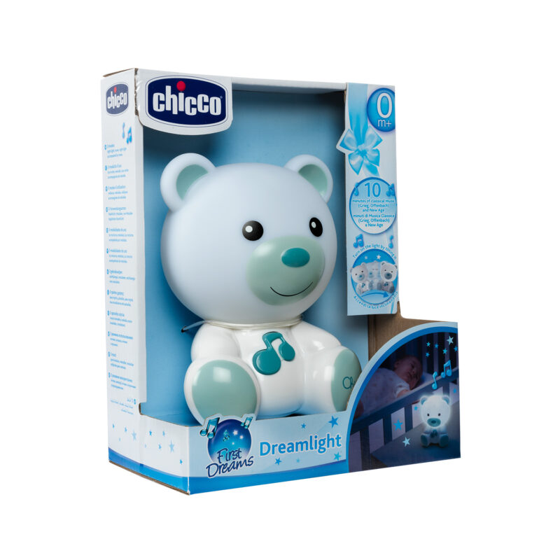 Chicco Βρεφικό Φωτάκι Νυκτός Αρκουδάκι Dreamlight Σιέλ Για 0+ 5141359