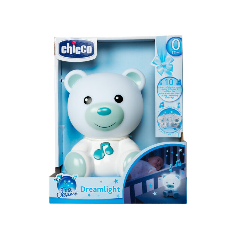 Chicco Βρεφικό Φωτάκι Νυκτός Αρκουδάκι Dreamlight Σιέλ Για 0+ 5141356