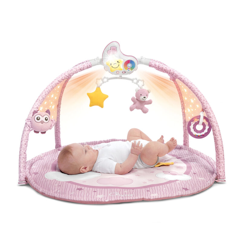 Chicco Βρεφικό Γυμναστήριο με Προβολέα Enjoy Colors Ροζ Για 0+ 5654422