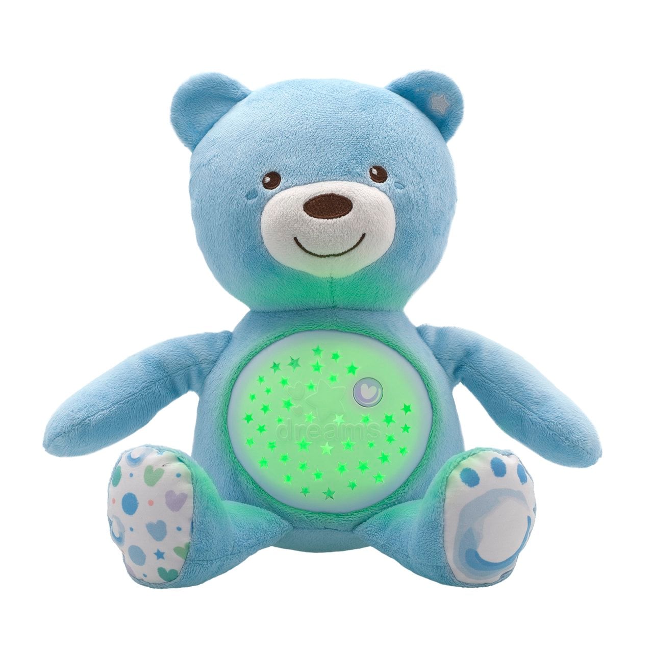 Chicco Βρεφικό Αρκουδάκι με Προβολέα Baby Bear Σιέλ Για 0+