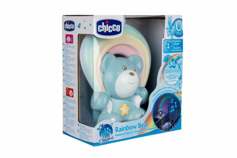 Chicco Βρεφικό Παιχνίδι Προτζέκτορας Ουράνιο Τόξο Αρκουδάκι Σιέλ Για 0+ Μηνών 5298901
