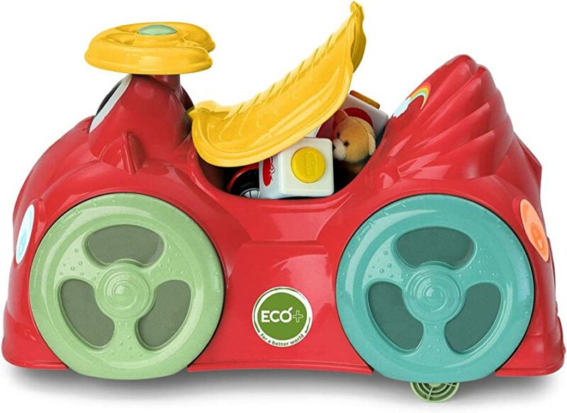 Chicco Βρεφικό Παιχνίδι Αυτοκινητάκι Γύρω Γύρω Όλοι Κόκκινο Για 12+ Μηνών 5298934