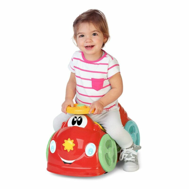 Chicco Βρεφικό Παιχνίδι Αυτοκινητάκι Γύρω Γύρω Όλοι Κόκκινο Για 12+ Μηνών 5298936