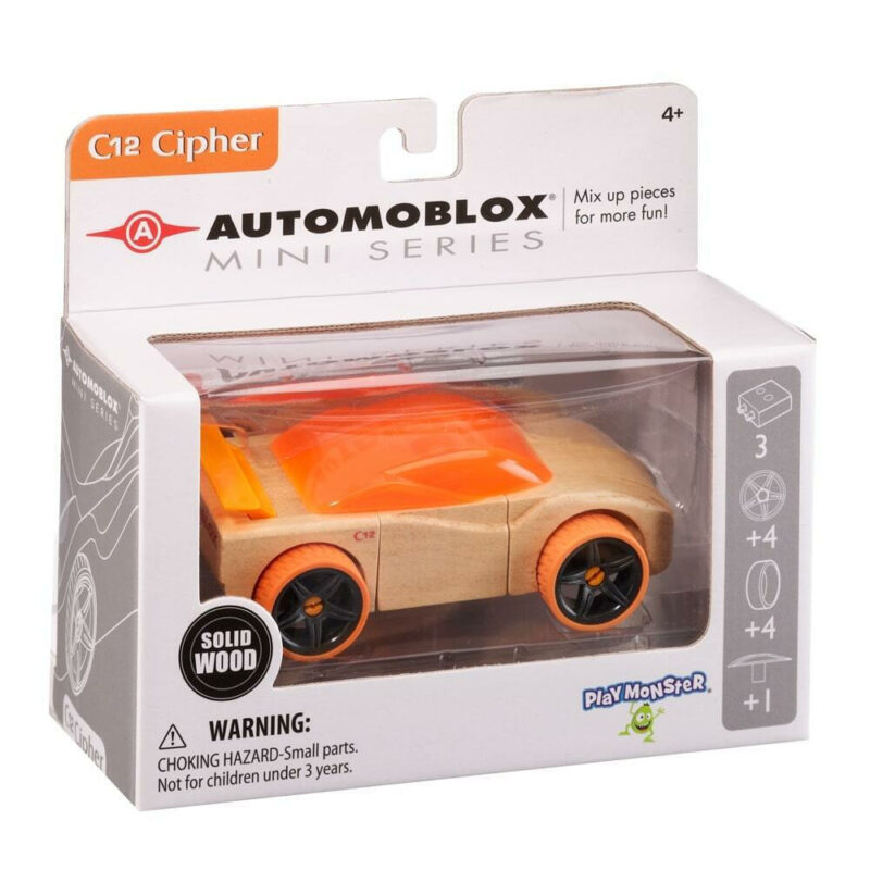 Αυτοκινητάκι Ξύλινο Automoblox Mini C12 Cipher 55133 3800146223212