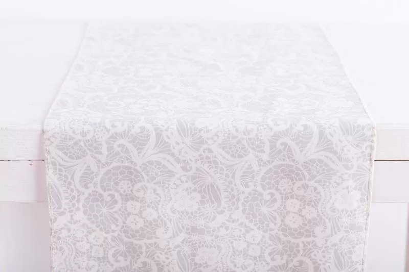 Beauty Home ΡΑΝΝΕΡ ΜΕ ΤΥΠΩΜΑ ΛΕΥΚΗ ΔΑΝΤΕΛΑ 3452943