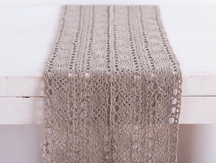 Beauty Home ΡΑΝΝΕΡ ΔΑΝΤΕΛΑ 23 cm ΜΠΕΖ 5762089